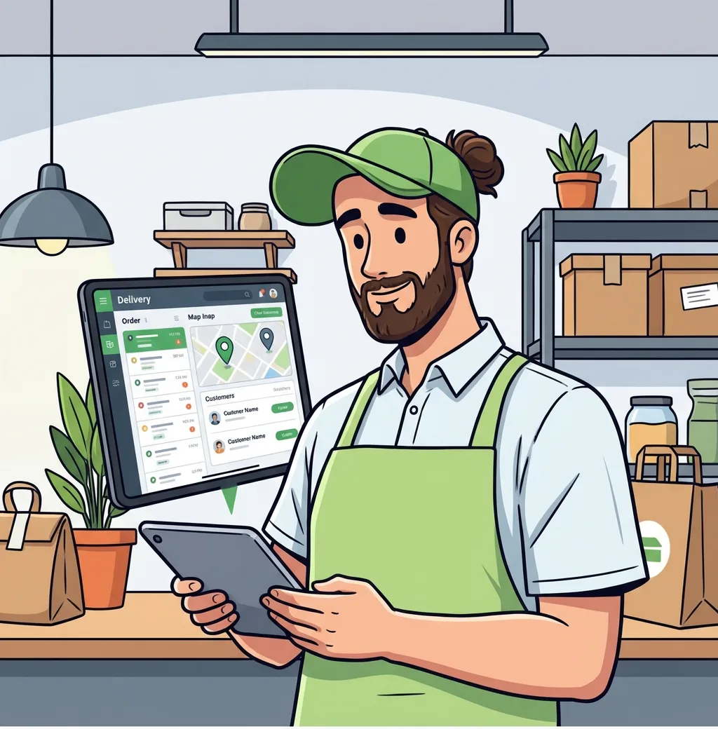 Tela do painel de pedidos